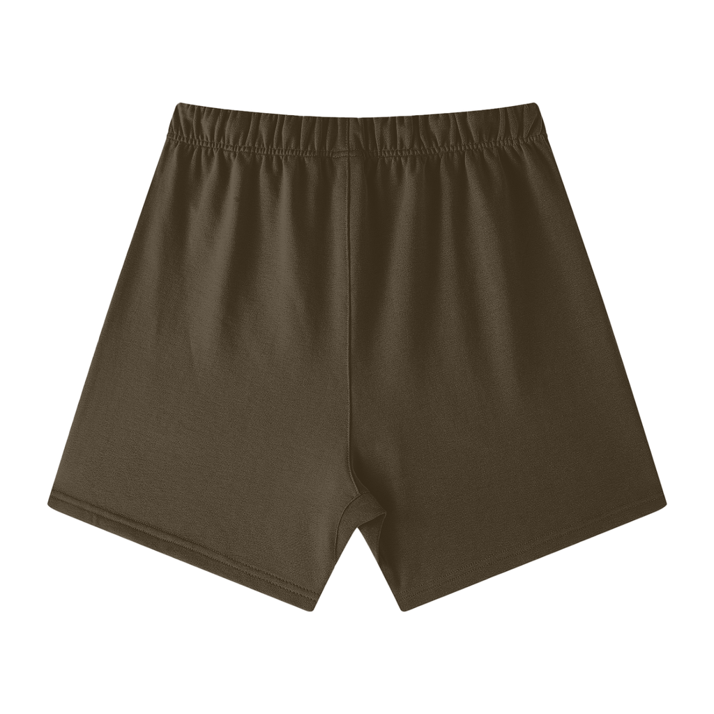 OVERTHINK Loose Fit Cotton Shorts