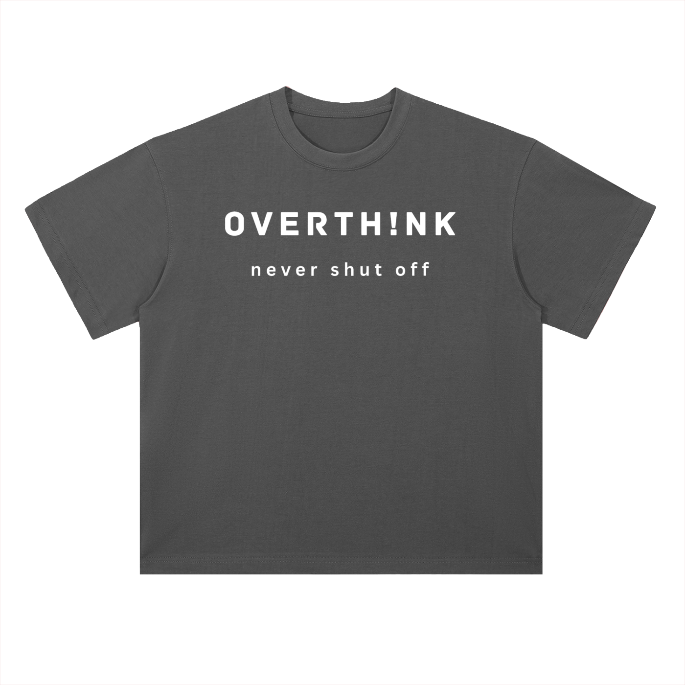OVERTHINK Heavyweight Drop Shoulder Cotton T-Shirt