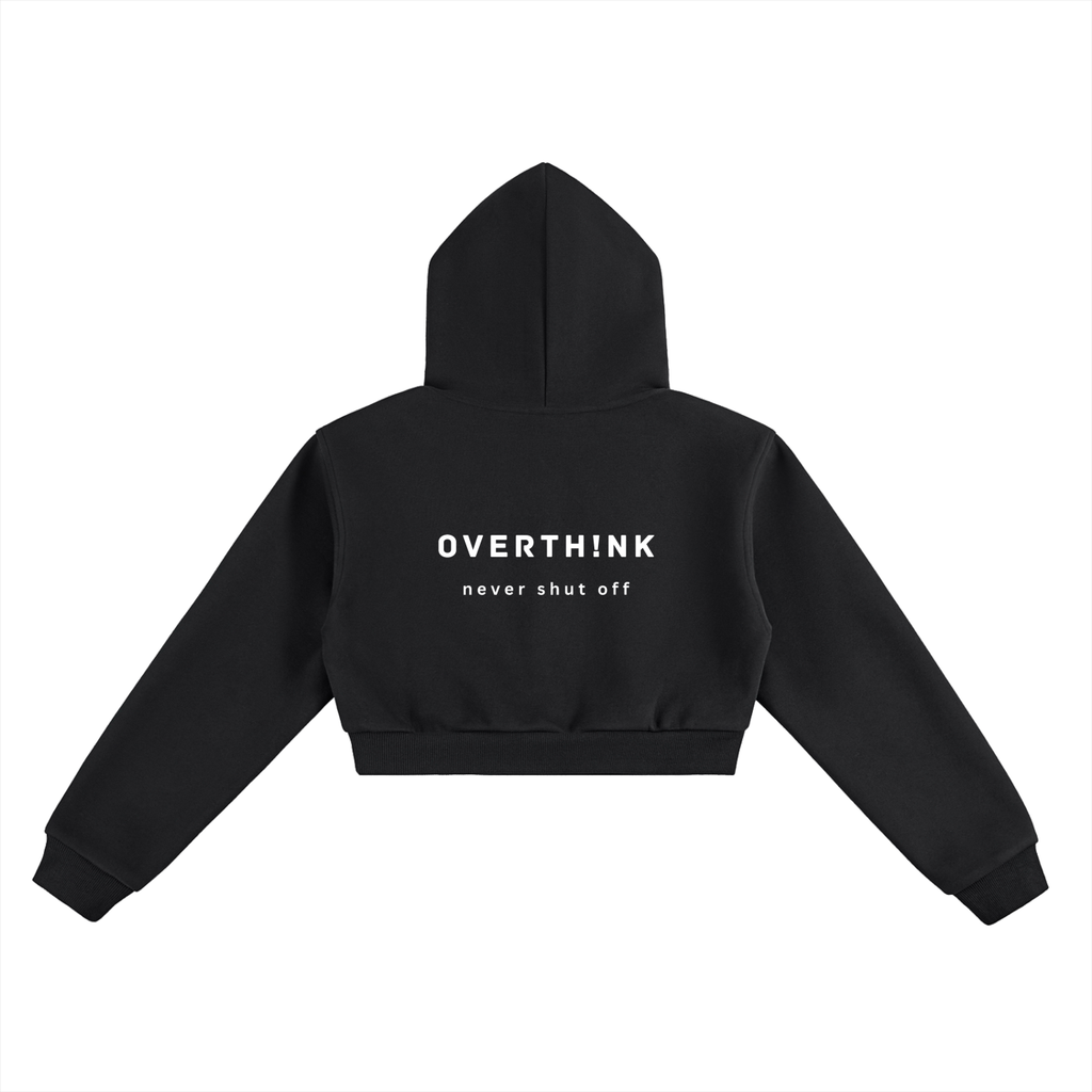 OVERTHINK Essential Cropped Hoodie