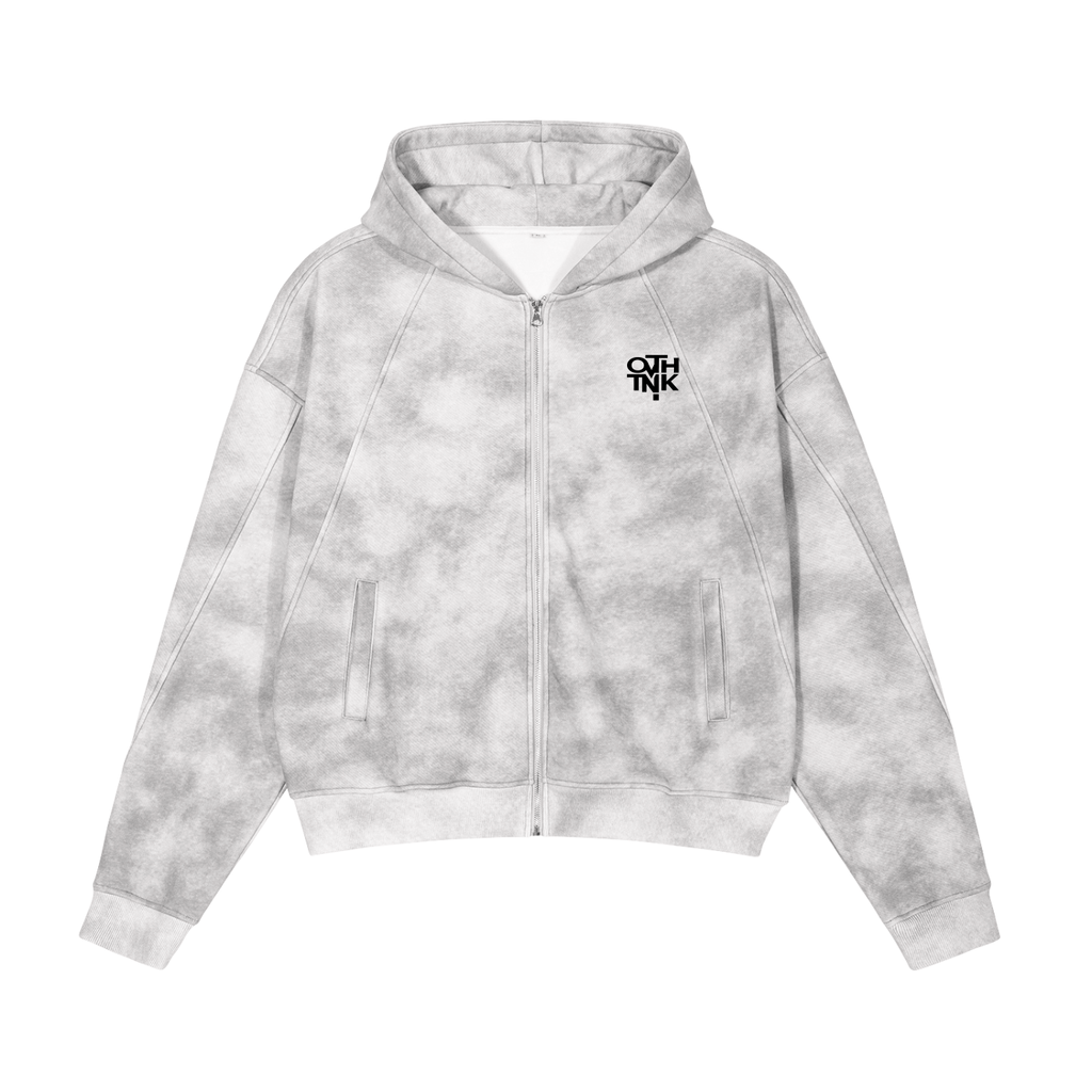 OVERTHINK Zip-Up Fleece Hoodie