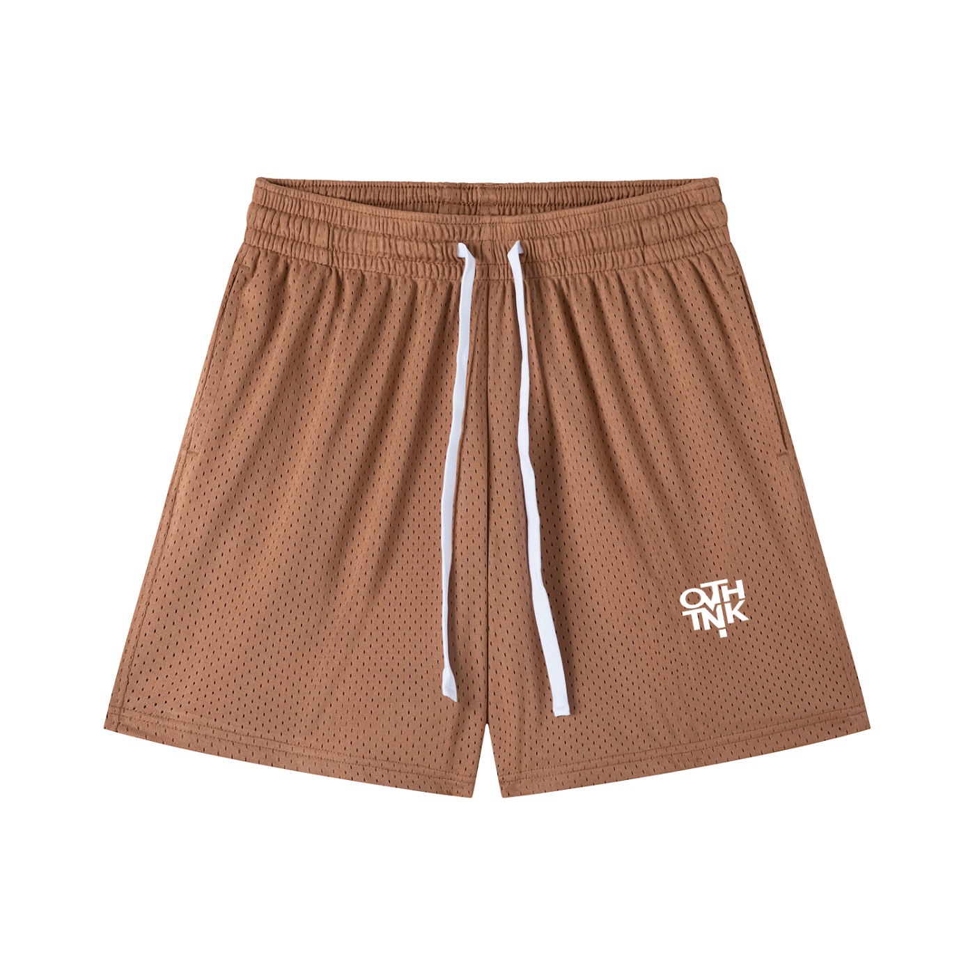 OVERTHINK Mesh Drawstring Shorts