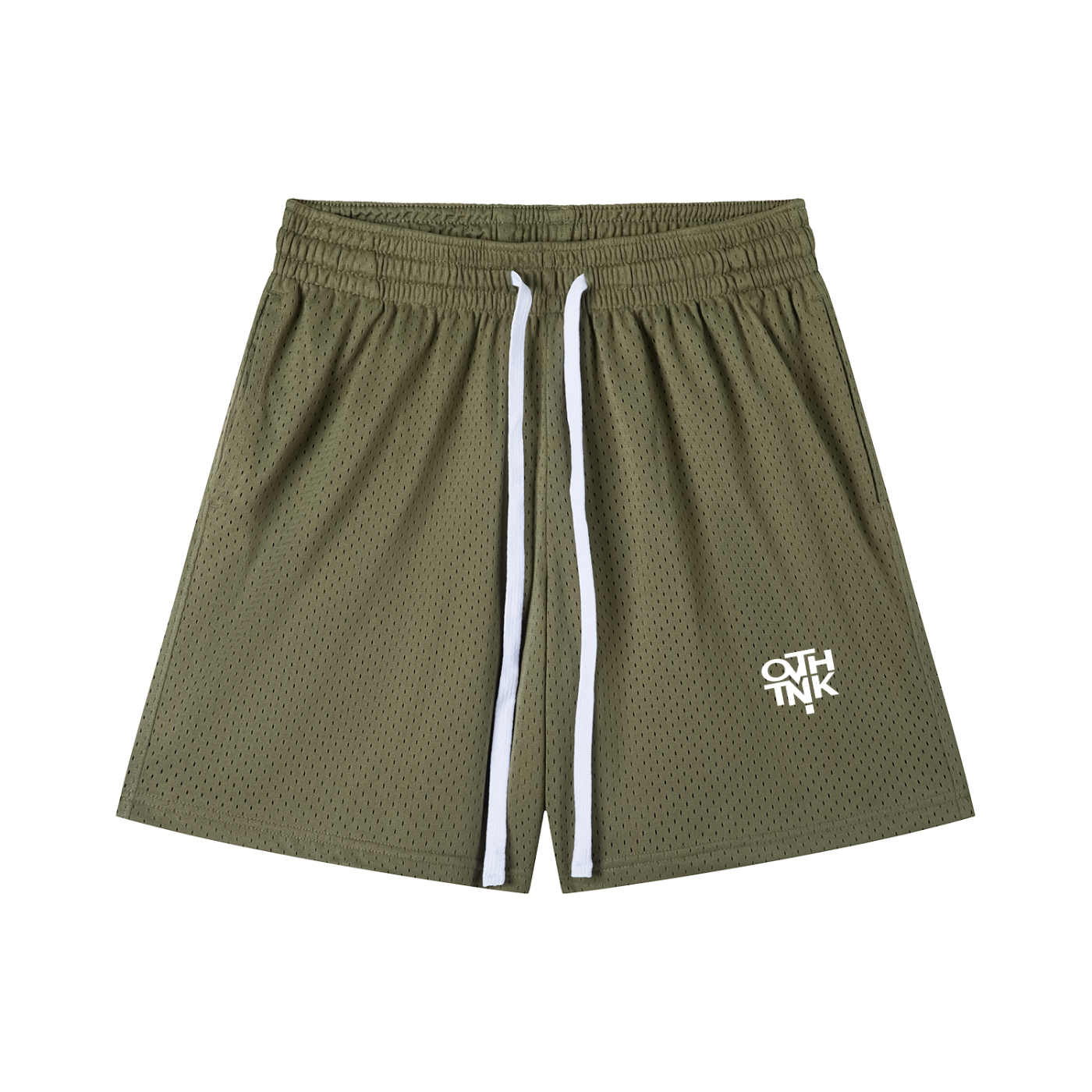 OVERTHINK Mesh Drawstring Shorts