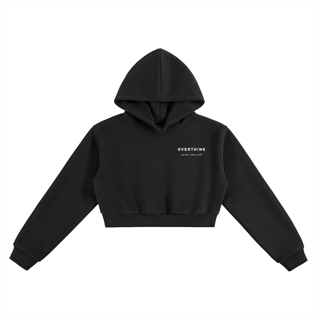 OVERTHINK Essential Cropped Hoodie