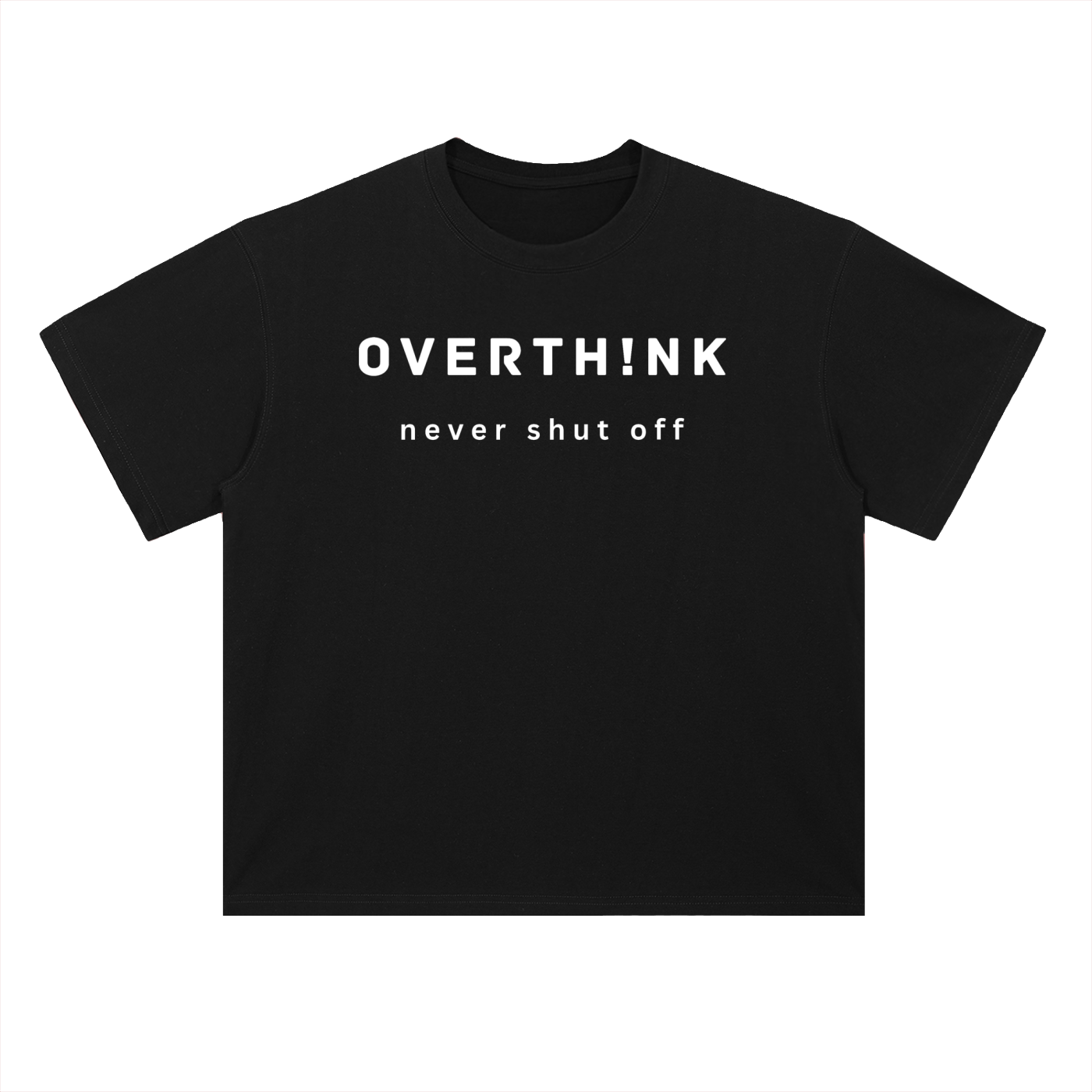 OVERTHINK Heavyweight Drop Shoulder Cotton T-Shirt