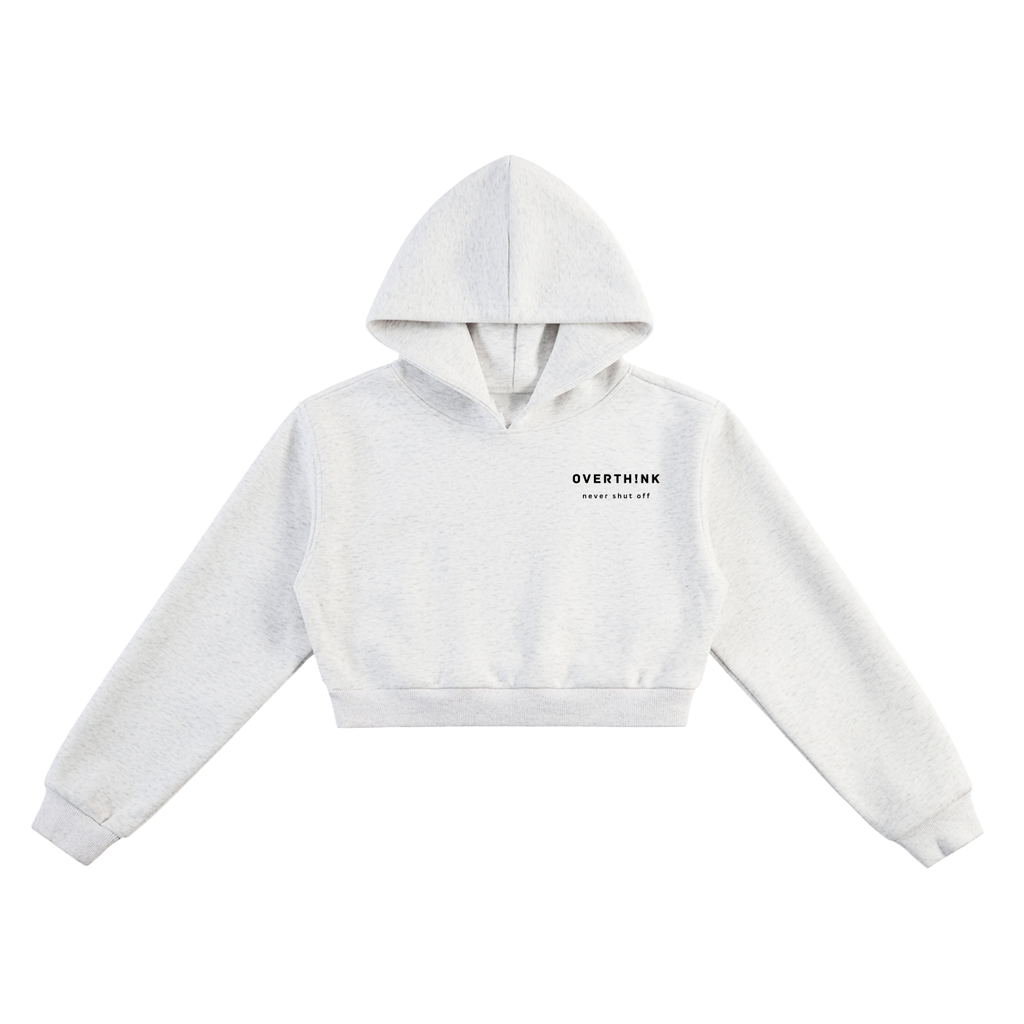 OVERTHINK Essential Cropped Hoodie