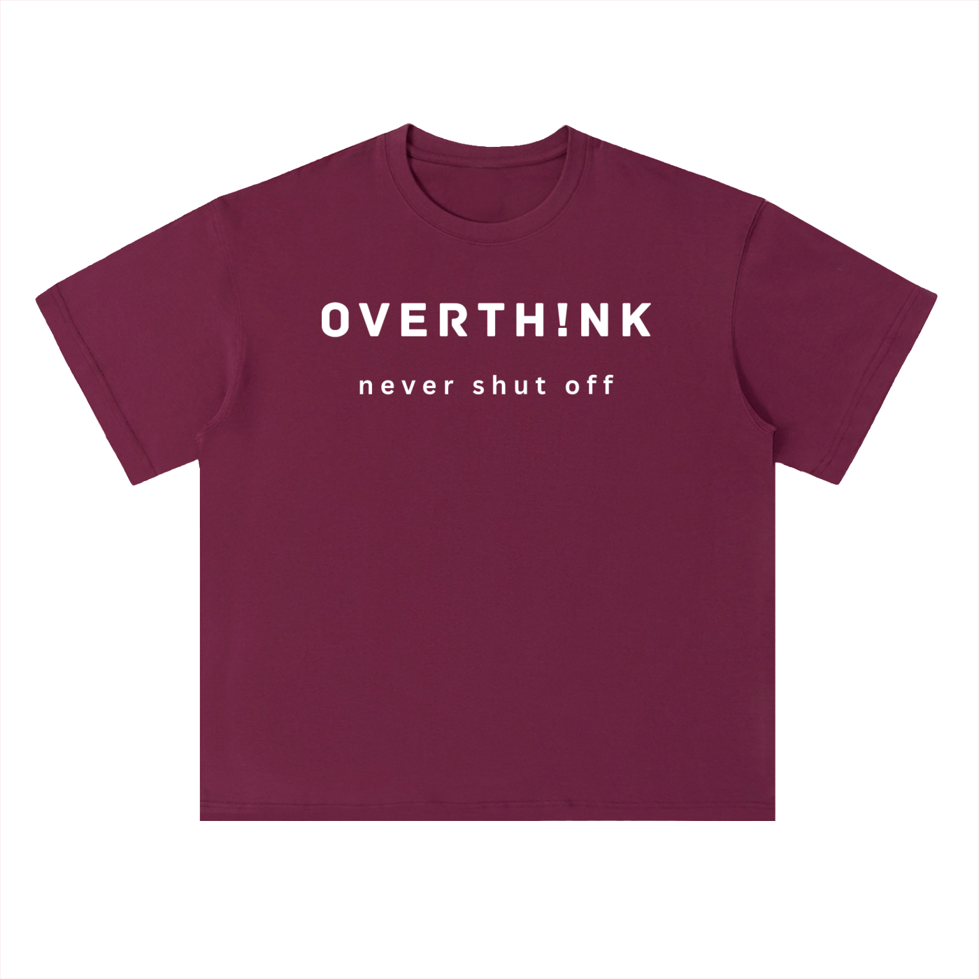 OVERTHINK Heavyweight Drop Shoulder Cotton T-Shirt