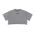 OVERTHINK Raw Edge Crop Top