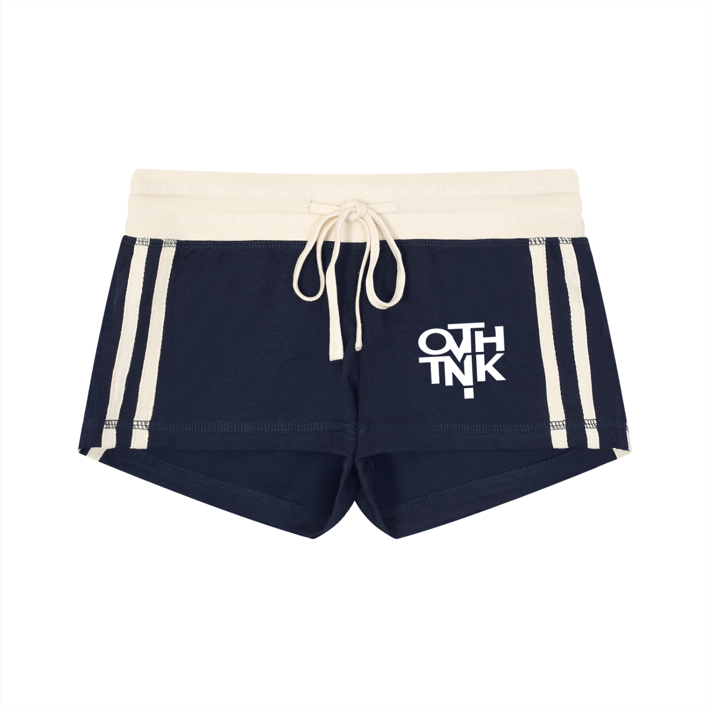 Women's Contrast Stripe Track Shorts