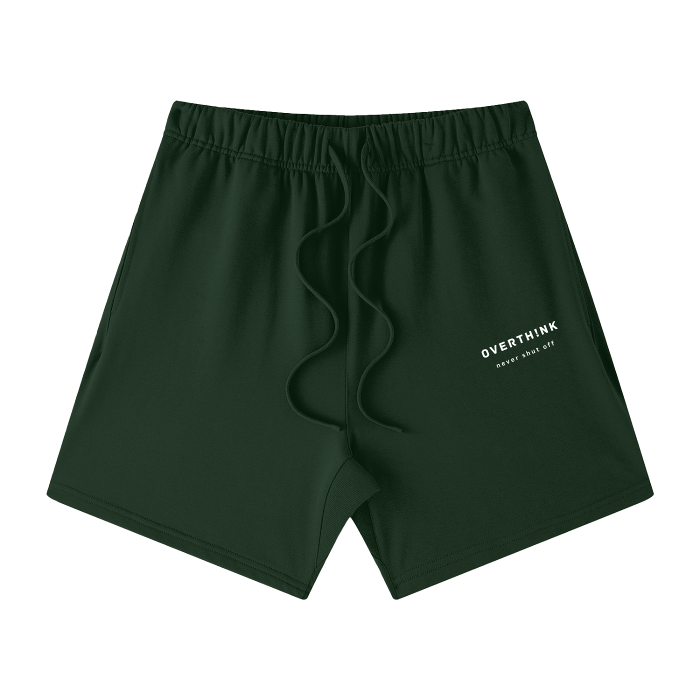 OVERTHINK Loose Fit Cotton Shorts