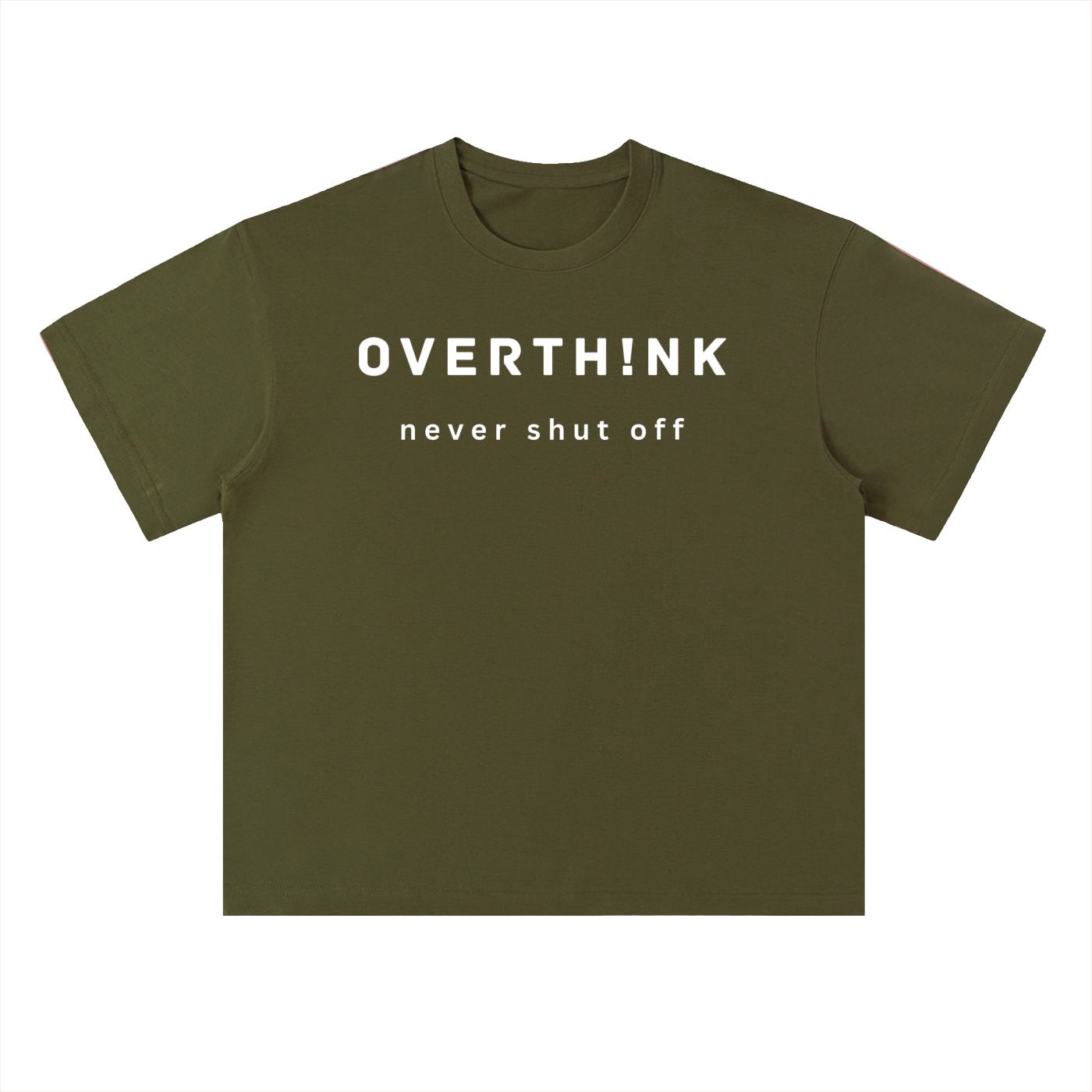 OVERTHINK Heavyweight Drop Shoulder Cotton T-Shirt