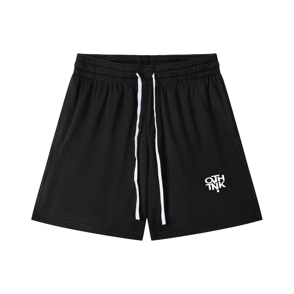 OVERTHINK Mesh Drawstring Shorts