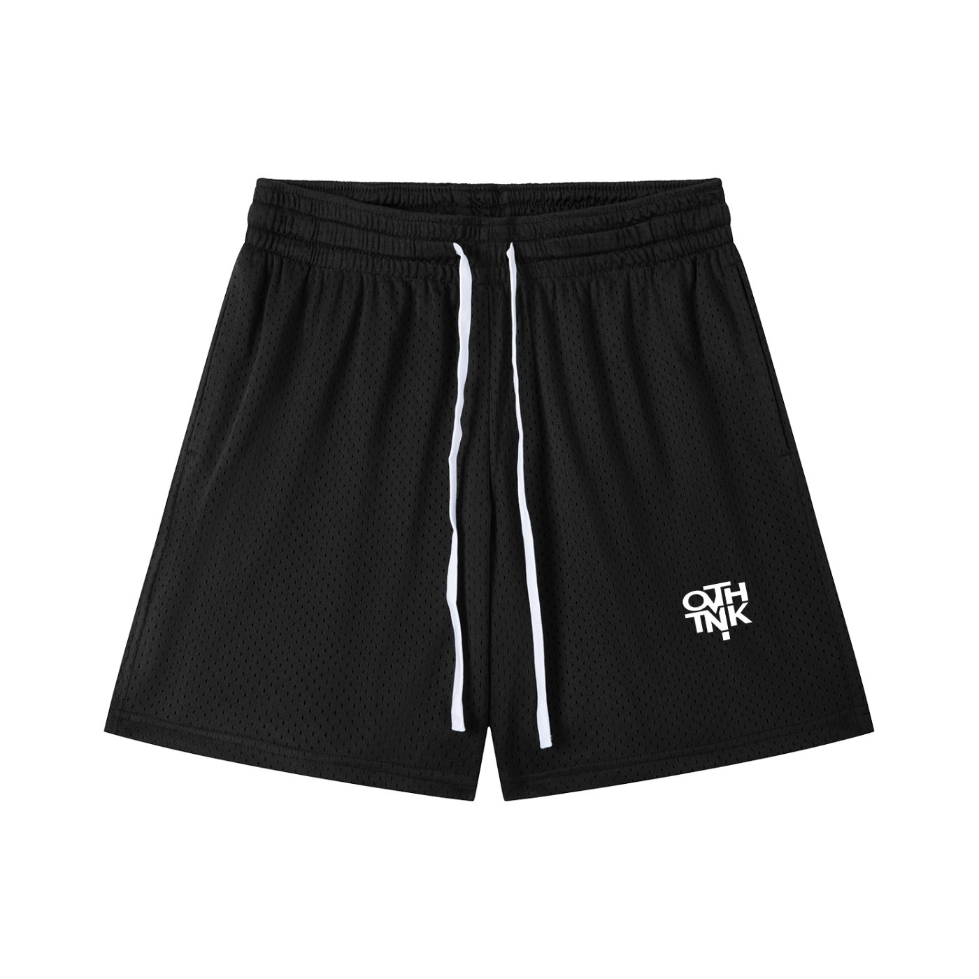 OVERTHINK Mesh Drawstring Shorts