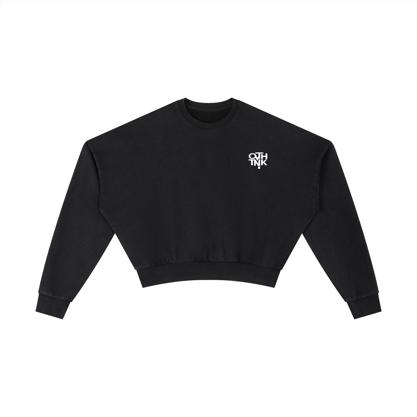 OVERTHINK Vintage Cropped Sweatshirt