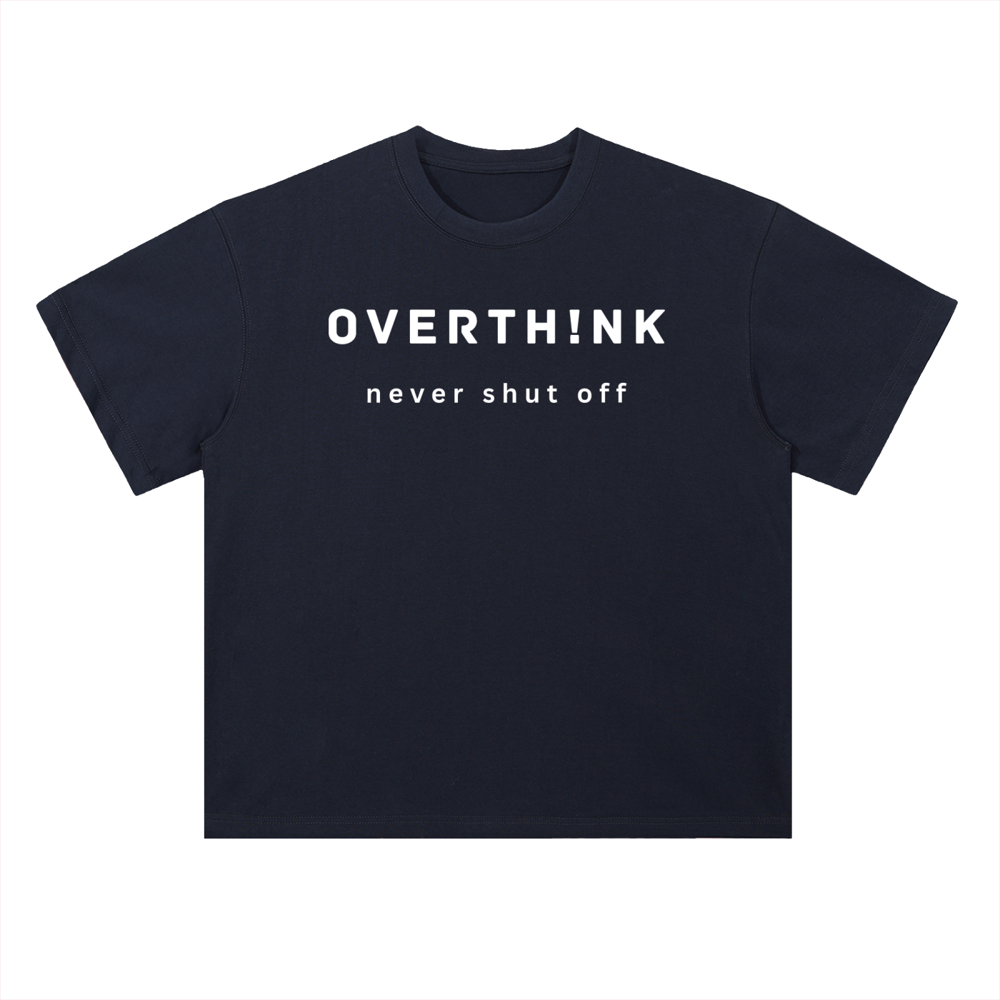 OVERTHINK Heavyweight Drop Shoulder Cotton T-Shirt