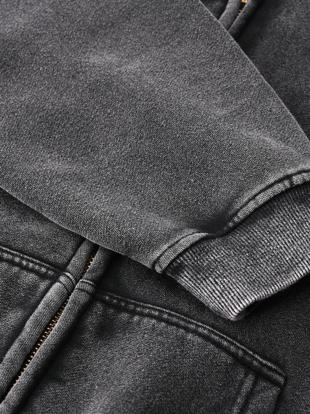 OVERTHINK Boxy Zip-Hoodie