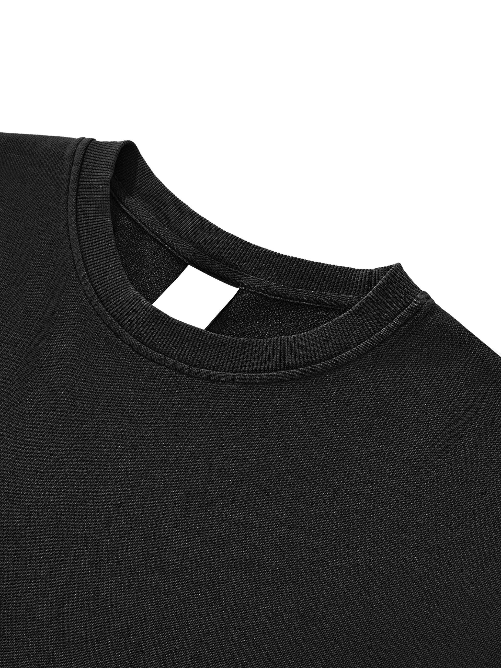 OVERTHINK Raw Edge Crop Top