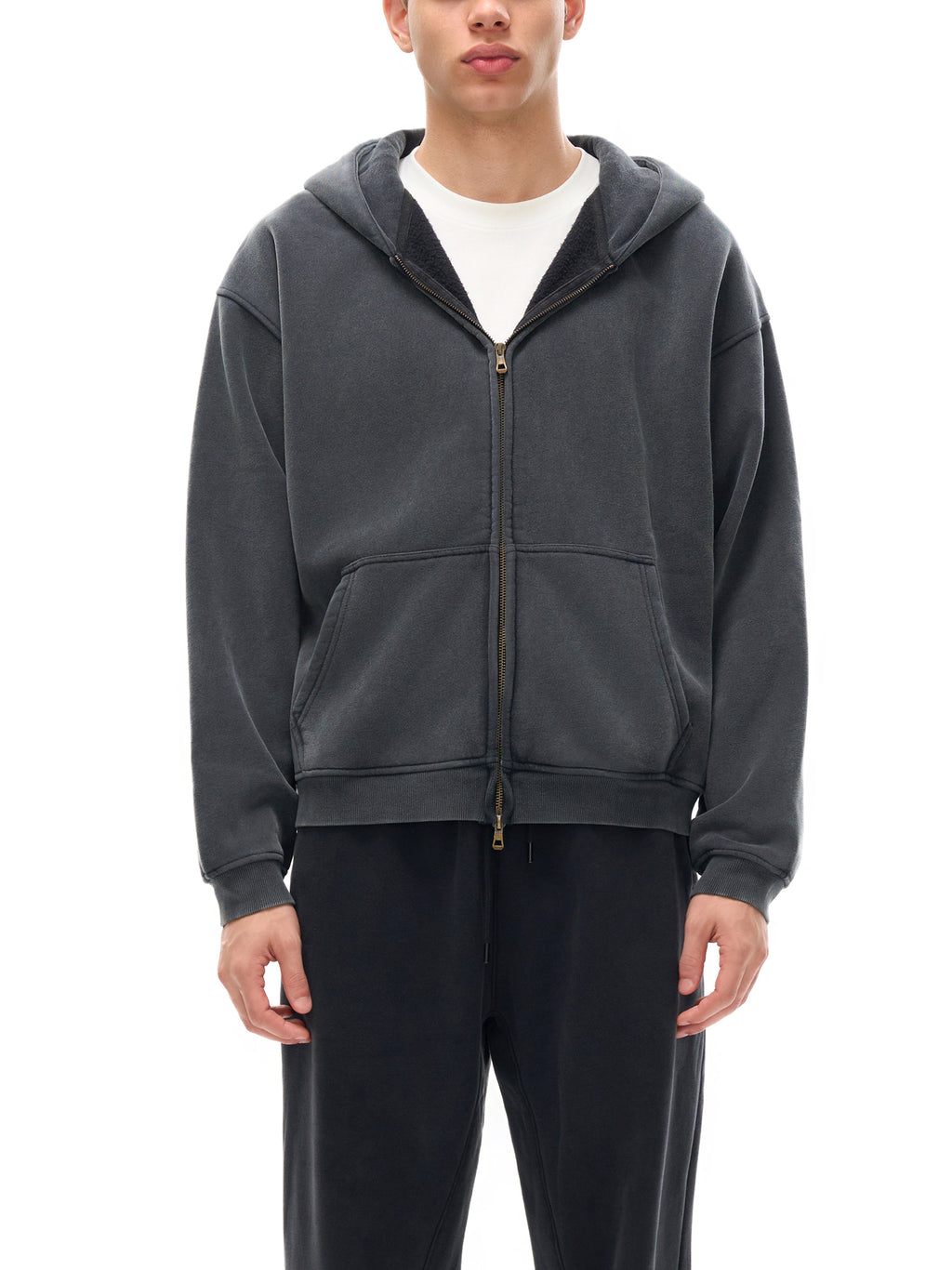 OVERTHINK Boxy Zip-Hoodie