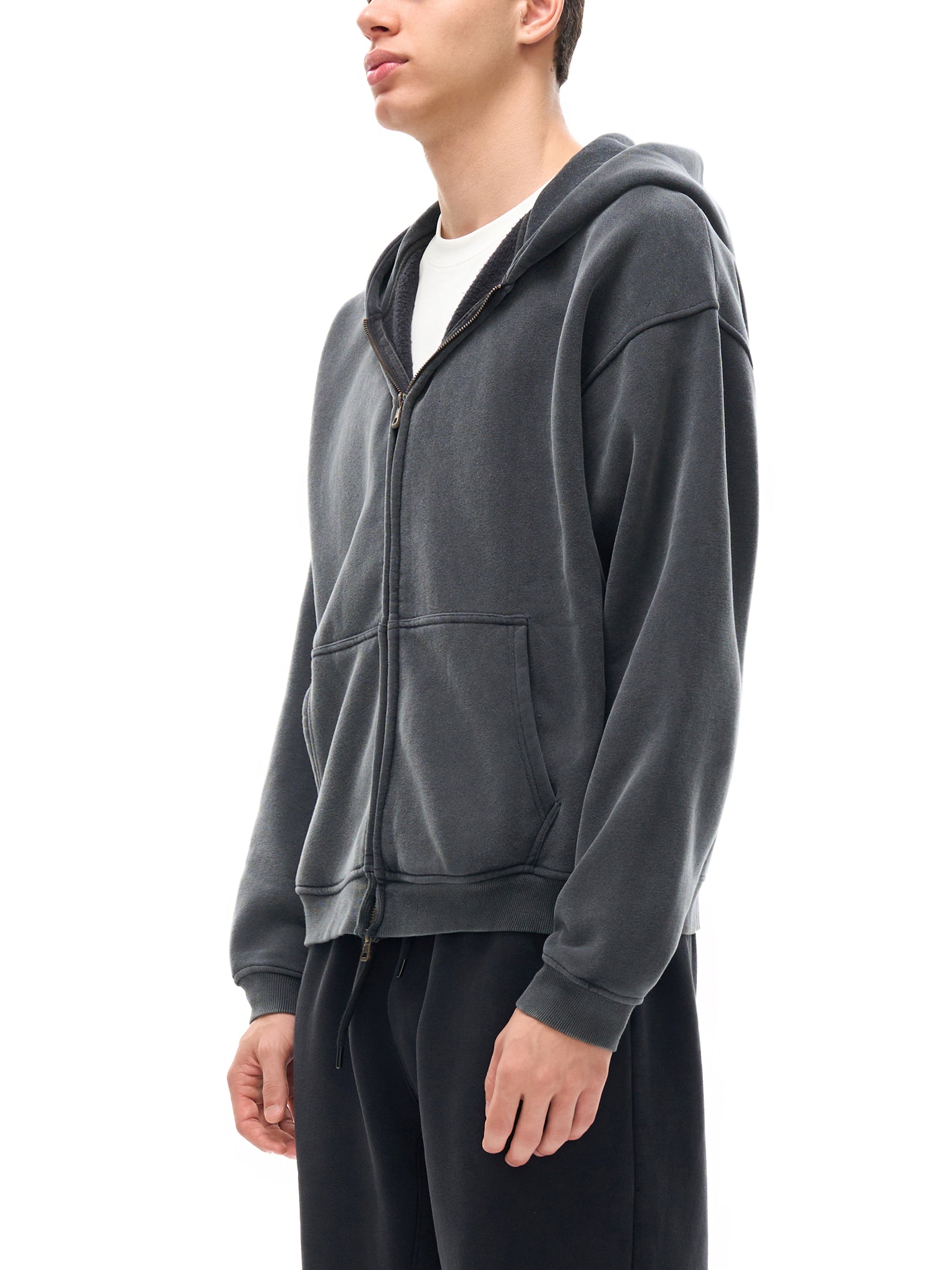 OVERTHINK Boxy Zip-Hoodie