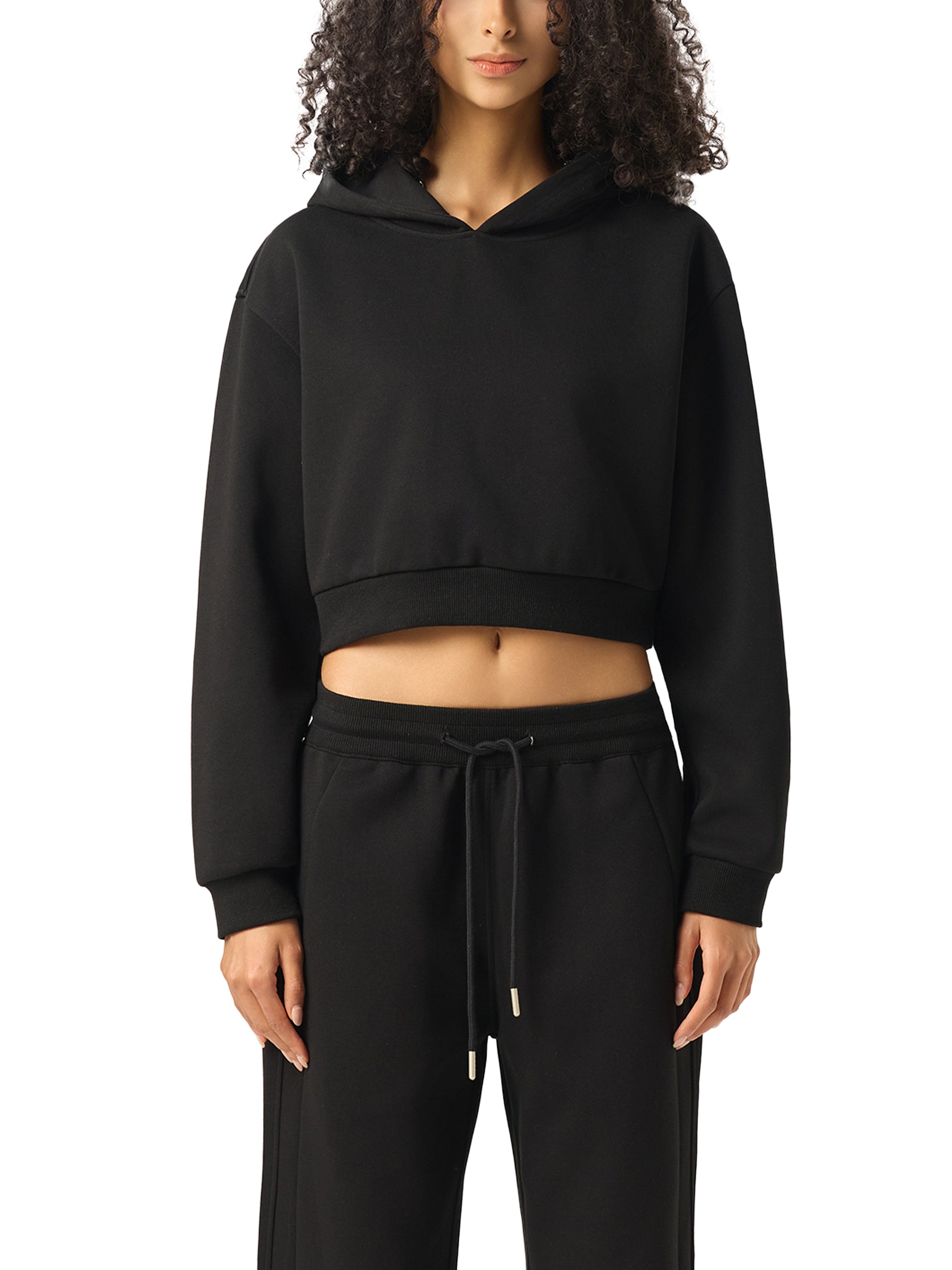 OVERTHINK Essential Cropped Hoodie