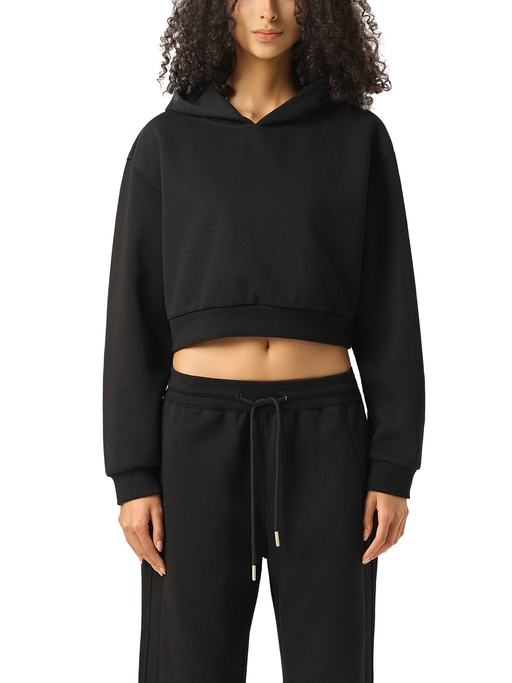 OVERTHINK Essential Cropped Hoodie